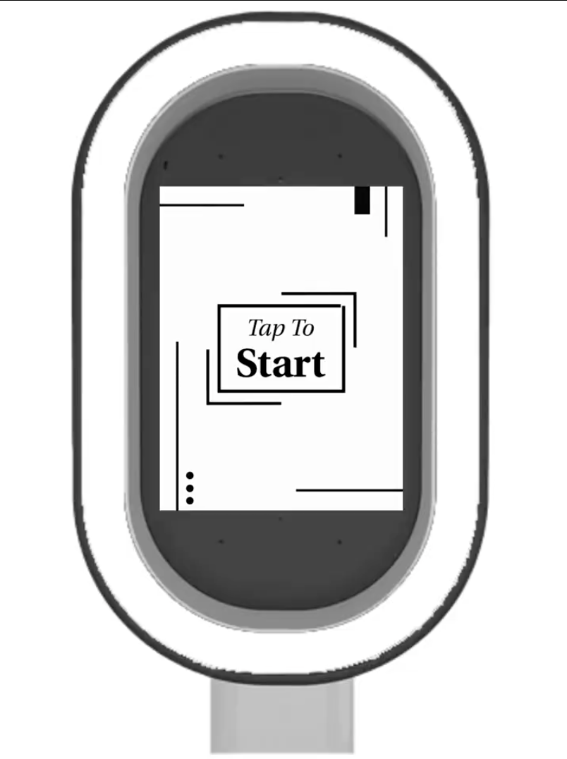 Tap to start screen 2